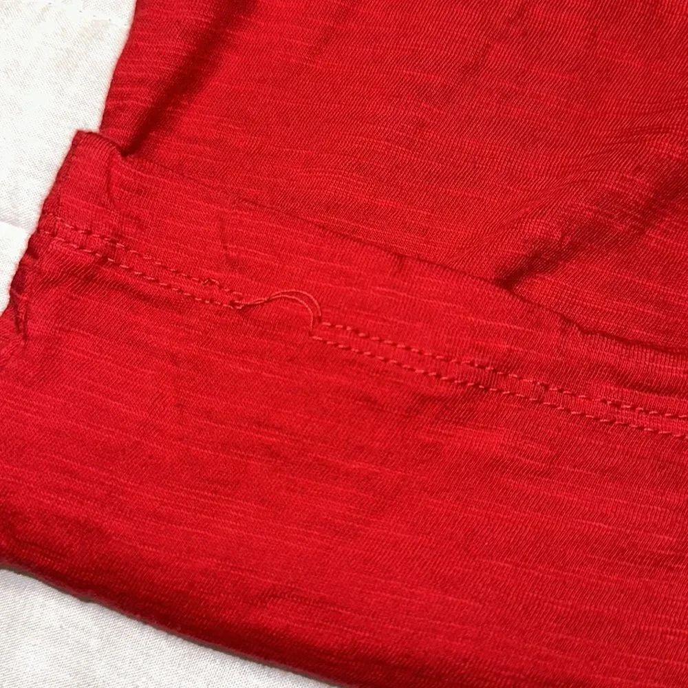 GAP L Clubhouse Modern Red LIVED-IN RODE’ “LIVE TO ROW ROW TO LIVE” Short Sl Tee - Picture 9 of 10